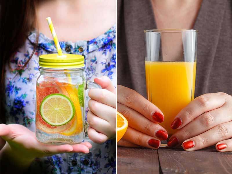 infused water vs fruit juice which one is more beneficial for you dc