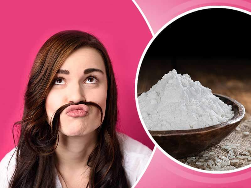 Natural Hair Removal Removing Unwanted Hair With Rice Flour lifealth