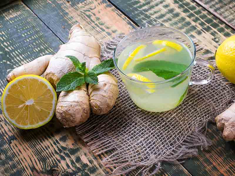 Ginger juice Amazing benefits of drinking ginger juice with lemon at